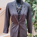 Kensie  Women's Black Polyester Long Sleeve Single Breasted Jacket Blazer Size XS Photo 1