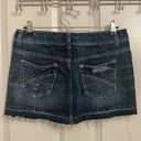 Aeropostale  Distressed Denim Mini Skirt Photo 3