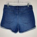 Universal Threads Universal Thread High Rise Midi Denim Shorts Photo 5