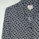 AG Adriano Goldschmied AG Sandra Silk Shirt Starline‎ True Black/ Ivory Size XS Photo 5