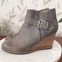 Caslon  Gray Wedge Booties Photo 0