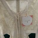 Alexis Nwt  x Target Cream Lace Cutout Long Sleeved Midi Collection Dress Photo 1