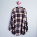 Old Navy  Long-Sleeve Plaid Flannel Boyfriend Tunic Shirt Photo 5