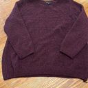 Ellie Love  Maroon Oversized Comfy Sweater Photo 0