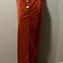 Petal  dew orange corduroy overalls Photo 5