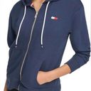 Tommy Hilfiger  Zip Up Navy Blue Jacket hoodie Size M Photo 0