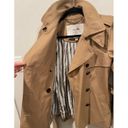 Coach Short Trench Tan Coat Photo 5