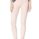 DL1961  Florence Instasculpt Cropped Jeans in Blush Pink Denim Size 26 Raw Hem Photo 0