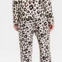 Stars Above Women's Soft Long Sleeve Top and Pants Pajama Set Leopard print L Photo 2