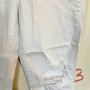 L'Agence NWT  Audrina High Rise Straight Jean in Blanc Worn Destruct - Size 32 Photo 7