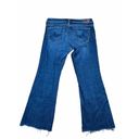 AG Adriano Goldschmied  The Belle Flare Womens 32R Dark Wash Jeans Made In USA Photo 4