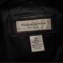 Preston & York Preston & Young Petites Black Lamb Leather Long Line Chic Jacket Size PM Photo 3