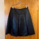 Brooks Brothers  346 Black Pleated Skirt Sateen Look To It Size Zipper Size 10 Photo 10