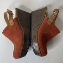 Born concept BOC Women’s Rust Platform Clogs Mules Shoes Adjustable Back Strap Brown Tan Sz 7 Photo 2