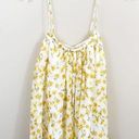 Mango MNG Suit Collection Yellow Floral Flowy Tank Photo 0