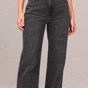 Abercrombie & Fitch The 90’s Slim Straight Ultra High Rise Criss Cross Waist Photo 0