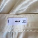 Mango NWOT  Solid White High Rise Trousers Cropped Dress Pants Size Small Photo 9