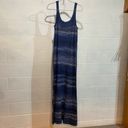 Vince NEW  Striped Cotton Space Dye Maxi Dress LARGE Blue Vacation Loungewear Photo 11