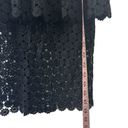 NBD  Dolores Midi Dress in Black Revolve Lace Nude Black Tiered X-Small XS Photo 12