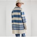 We The Free  FP Acadia Striped Oversized Long Line Wool Sporty Cardigan XS S Photo 2