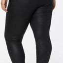 NYDJ Woman’s  Coated Legging Pants Black X-large Photo 1