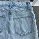 AGOLDE Distressed Denim Quinn High Rise Jean Mini Skirt in Vega Blue - Size 25 Photo 11