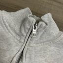 Wilfred Aritzia  Free Cropped Heathered Grey 1/2 Zip Jacket Photo 3