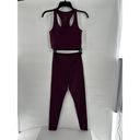 Girlfriend Collective  Sz S Set Paloma Bra Compressive Legging High Rise Plum​ Photo 1