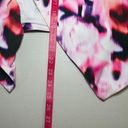 Askari EUC  Pink Purple Black Abstract Print Jacket Cardigan Large Lined Drape Photo 7