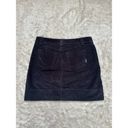 Patagonia  Sz 6 Black Corduroy Organic Cotton Mini Skirt Fall Winter Pockets Photo 6