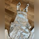 Wild Fable Oversized Distressed Denim Overall Bibs  Photo 3