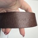 J.Crew  Size Small Genuine Brown Leather Belt with Floral Round Metal Buckle Photo 9