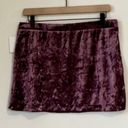 Abound NEW  by Nordstrom Velvet Pull-on Mini Skirt with Slit - Large Photo 5