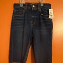 L'Agence L’Agence Taylor High Rise Raw Hem Denim Bermuda Jean Shorts Size 23 NWT Photo 3