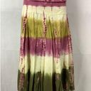 Tracy Evans  Limited Long Tie Dye Skirt Size Large Fold Over Waist Boho Hippie Photo 10