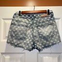 ZARA  Trafaluc Distressed Denim polka dot shorts, NWT Photo 4