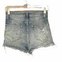 Harper  High Rise Distressed Cut Off Shorts (2) Photo 2