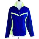 Danskin  ZIP FRONT, COLLARED JACKET  M ROYAL OCEAN POLYESTER ATHLEISURE DANCE Photo 0