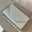 Call it spring  silver sparkly envelope style dressy shoulder bag purse Photo 3