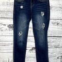 Dear John  Madison Girlfriend Jeans Dark Wash Distressed 25 Photo 0