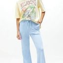 Billabong New.  sky blue wide leg sweat pants. Small. Retails $59 Photo 5