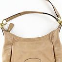 Coach  Kristin Leather Adjustable Strap Hobo Shoulder Handbag Beige Photo 4