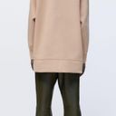 ZARA Sea tan beige oversize sweatshirt pullover sweater  Photo 4