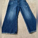 Lee VTG  Distressed Dark Wash Hippie Flare Mom Jeans Size 30/8 Photo 2