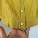 August Silk  Women Yellow‎ Long Sleeve Cardigan Small Photo 4