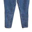 American Eagle  Striped Mom Jean Relaxed Fit High Waisted Denim Blue Jeans Size 2 Photo 3