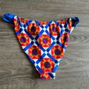 We Wore What  Women’s Adjustable Ruched Mosaic‎ Bikini Bottom Photo 3