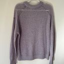 Everlane The Alpaca Merino Wool Blend Relaxed Knit Crewneck Sweater Pearl Grey Photo 6