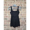 We Wore What  Cutout Black Active Romper Size S/P Photo 4