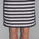 Tommy Hilfiger NWT Women's  Navy Blue & White Striped Eyelet Pencil Skirt Sz 2 Photo 3